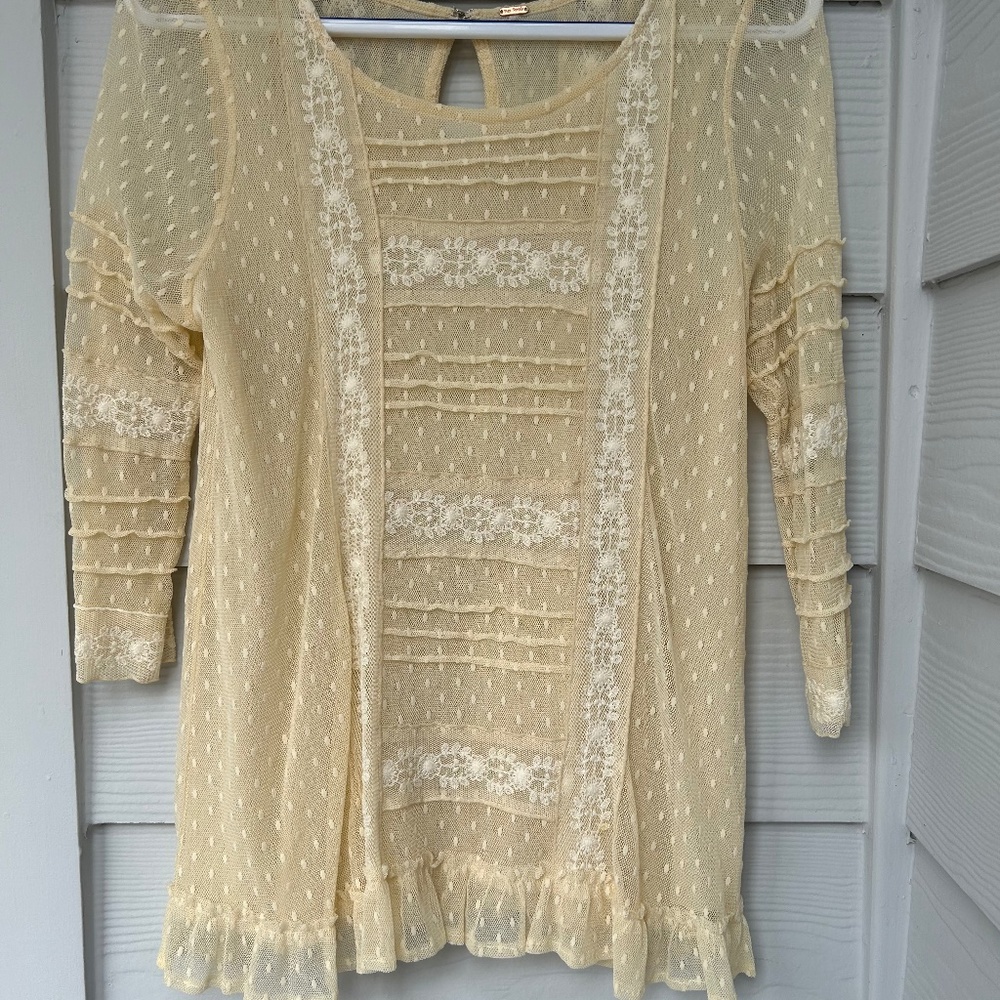 Free People lace top